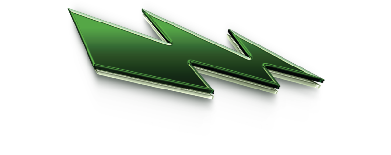 green lightning